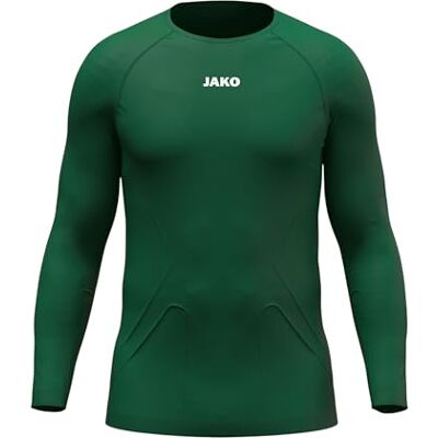 JAKO Unisex långärmad skjorta lätt, mörkgrön, L JAKO Unisex långärmad skjorta lätt, mörkgrön, L