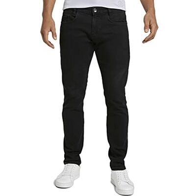 TOM TAILOR Herr jeans 20622022 Troy Slim, 10270 Black Black Denim, 32W / 36L TOM TAILOR Herr jeans 20622022 Troy Slim, 10270 Black Black Denim, 32W / 36L