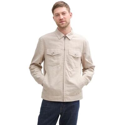 TOM TAILOR herr 1045067 jacka, 34616-silver Ecru Chambray, M, 34616 – Silver Ecru Chambray, M TOM TAILOR herr 1045067 jacka, 34616-silver Ecru Chambray, M, 34616 – Silver Ecru Chambray, M