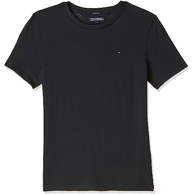 Tommy Hilfiger Pojkar Basic CN Knit S/S T-shirt pojke, Himmelkapten, 10 �r Tommy Hilfiger Pojkar Basic CN Knit S/S T-shirt pojke, Himmelkapten, 10 �r