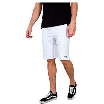 aplha industries Basic Short Sl Bermuda för män, Vit, 3XL aplha industries Basic Short Sl Bermuda för män, Vit, 3XL