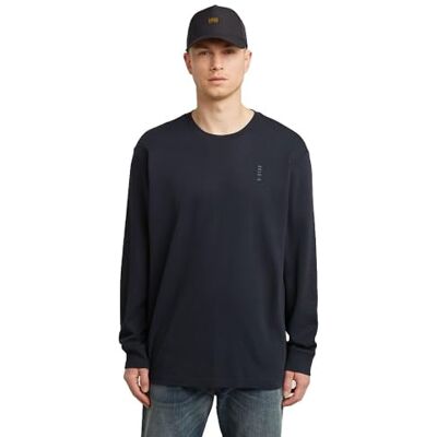 G-STAR RAW Back Embro text lös r t ls, Blå (Salute D26835-d976-c742), M G-STAR RAW Back Embro text lös r t ls, Blå (Salute D26835-d976-c742), M