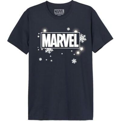 Marvel T-shirt herr, Marin, S Marvel T-shirt herr, Marin, S