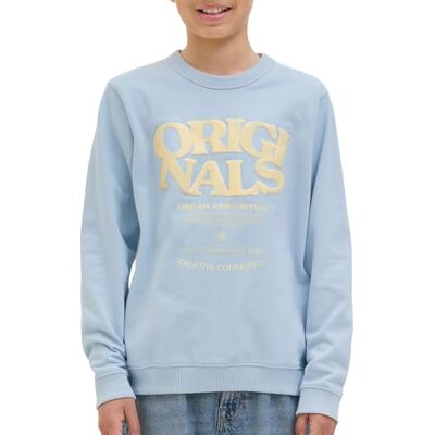 JACK & JONES Jortavira Sweat Crew Neck Oc25 Jnr, Skyway, 140 JACK & JONES Jortavira Sweat Crew Neck Oc25 Jnr, Skyway, 140