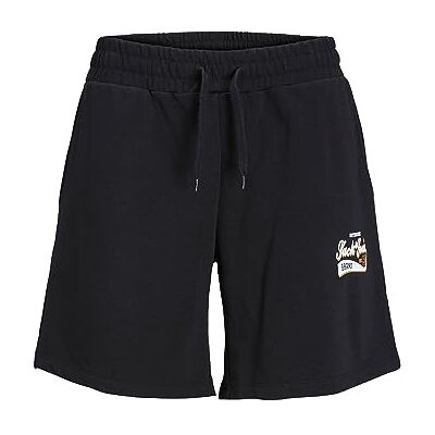 JACK & JONES Jpstlogo sweat shorts 2 Col Sn GMS, svart, XS JACK & JONES Jpstlogo sweat shorts 2 Col Sn GMS, svart, XS