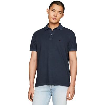 Tommy Hilfiger herr plagg färg reg polo S/S pikétröjor, blå, M, Öken himmel, M Tommy Hilfiger herr plagg färg reg polo S/S pikétröjor, blå, M, Öken himmel, M