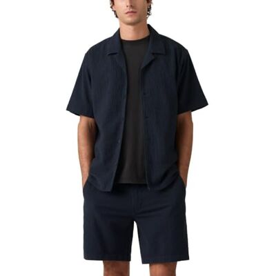 Levi's herr Sunset No Pkt Camp-Standard Button Down-skjorta, Cadiz Plaid Navy Pla, L Levi's herr Sunset No Pkt Camp-Standard Button Down-skjorta, Cadiz Plaid Navy Pla, L