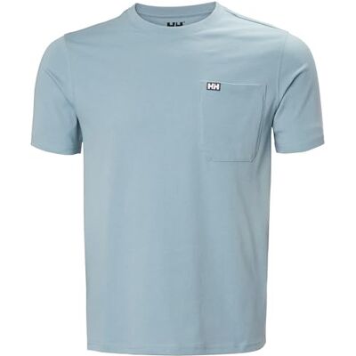 Helly Hansen Hudson T-shirt för män, blåsig blå, L Helly Hansen Hudson T-shirt för män, blåsig blå, L