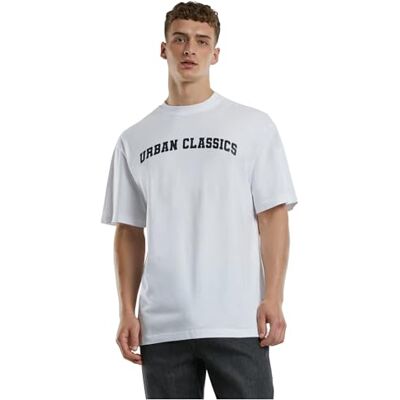 Urban Classics UC Herr T-shirt, Vit, M Urban Classics UC Herr T-shirt, Vit, M