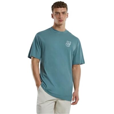 Urban Classics UC Shiny Logo Tall Tee, Dammblå, XL Urban Classics UC Shiny Logo Tall Tee, Dammblå, XL