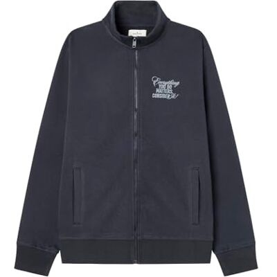 Springfield Sweatshirt för män, Mörkblå, XL Springfield Sweatshirt för män, Mörkblå, XL