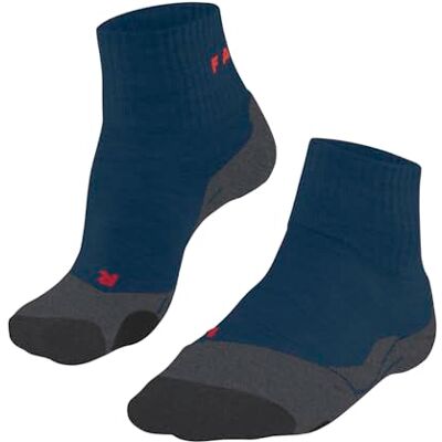 FALKE herr Vandringsstrumpor TK2 Explore Short M Sso ull funktionsmaterial tjock anti-blåsor 1 par, Blå Stone Blue 6599, 44-45 FALKE herr Vandringsstrumpor TK2 Explore Short M Sso ull funktionsmaterial tjock anti-blåsor 1 par, Blå Stone Blue 6599, 44-45