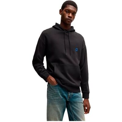 HUGO Sweatshirt för män Nottyo, svart, XXL HUGO Sweatshirt för män Nottyo, svart, XXL