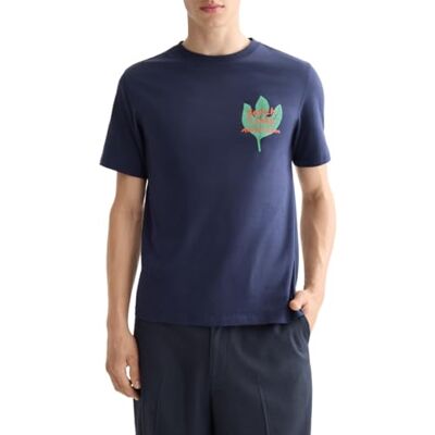 Scotch & Soda normal passform fram + bak Aw t-shirt, Peacoat 410, M Scotch & Soda normal passform fram + bak Aw t-shirt, Peacoat 410, M