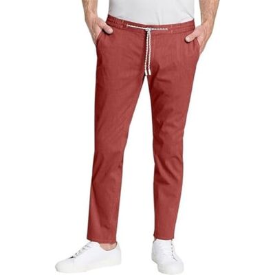 Pioneer Herr chinos platt tyg stretch blandade tyger byxor, Mörkblå, 34W / 32L Pioneer Herr chinos platt tyg stretch blandade tyger byxor, Mörkblå, 34W / 32L