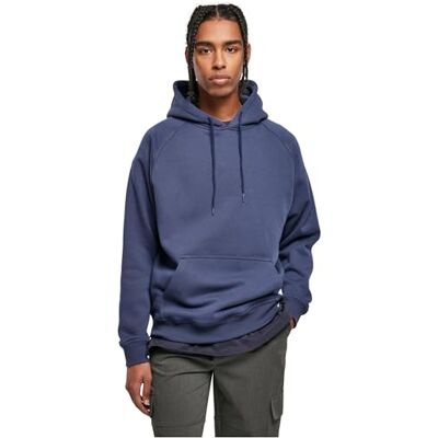 Urban Classics herr Blank Hoody Hoody, Mörkblå, XL Urban Classics herr Blank Hoody Hoody, Mörkblå, XL