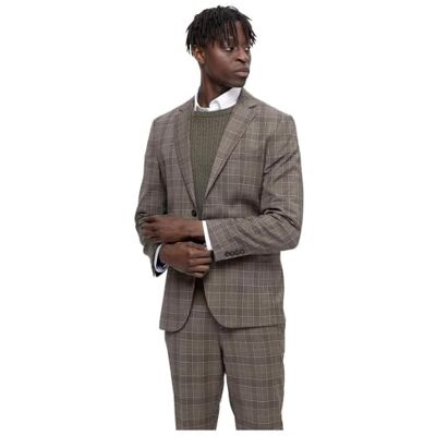 SELECTED HOMME SELETED HOMME SLHSLIM-Neil Brown Blue Check BLZ B NOOS, Chinchilla/kontroller: ljusblå, 50 SELECTED HOMME SELETED HOMME SLHSLIM-Neil Brown Blue Check BLZ B NOOS, Chinchilla/kontroller: ljusblå, 50