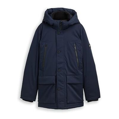 TOM TAILOR Herr 1046972 Parka, 10668-Sky Captain Blue, M, 10668 – himmelskaptensblå, M TOM TAILOR Herr 1046972 Parka, 10668-Sky Captain Blue, M, 10668 – himmelskaptensblå, M