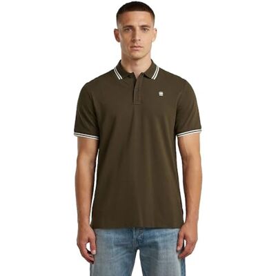 G-STAR Herr Dunda Slim Stripe Poloshirt pikétröja, brun (Wren D17127-5864-h336), S, Brun (Wren D17127-5864-h336), S G-STAR Herr Dunda Slim Stripe Poloshirt pikétröja, brun (Wren D17127-5864-h336), S, Brun (Wren D17127-5864-h336), S
