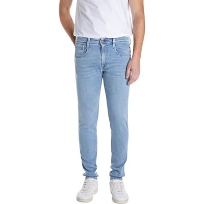 Replay Slim fit Jeans Anbass Touch kollektion, 010 ljusblå, 36W x 36L Replay Slim fit Jeans Anbass Touch kollektion, 010 ljusblå, 36W x 36L