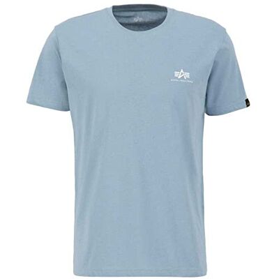 Alpha Industries Basic T Small Logo T-shirt för män Greyblue Alpha Industries Basic T Small Logo T-shirt för män Greyblue