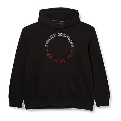 Tommy Hilfiger BT-MONOTYPE RUNDALL HOODY-B Svart, Svart, XXL Tommy Hilfiger BT-MONOTYPE RUNDALL HOODY-B Svart, Svart, XXL