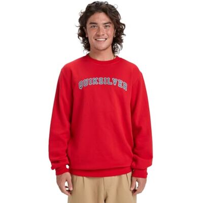 Quiksilver Grafisk Crew Fleece-tröja röd L Quiksilver Grafisk Crew Fleece-tröja röd L