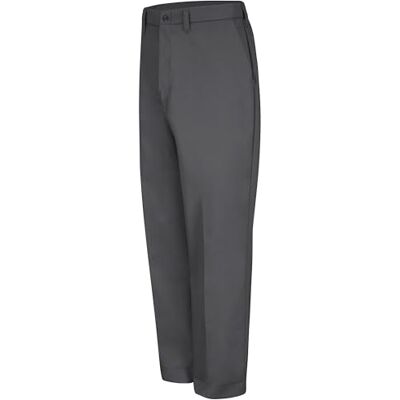 Red Kap Men's Wrinkle-Free Work Pants, Charcoal, 38W x 30L Red Kap Men's Wrinkle-Free Work Pants, Charcoal, 38W x 30L