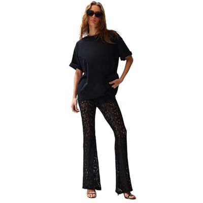 Trendyol T-shirt – svart – överdimensionerad, svart, XL, Svart, XL Trendyol T-shirt – svart – överdimensionerad, svart, XL, Svart, XL