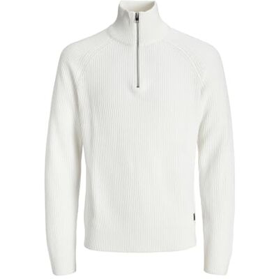 JACK & JONES Jjpannel stickad halv dragkedja Aw25, Molndansare, XL JACK & JONES Jjpannel stickad halv dragkedja Aw25, Molndansare, XL