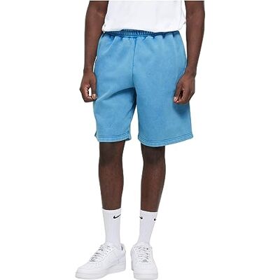 Urban Classics Herr Heavy Sand tvättade sweatshorts, Kunglig, XL Urban Classics Herr Heavy Sand tvättade sweatshorts, Kunglig, XL