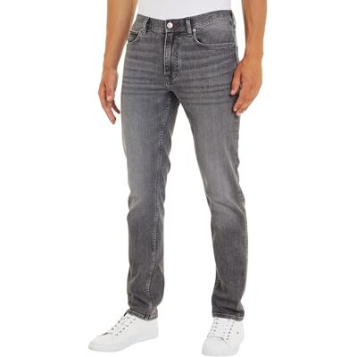 Tommy Hilfiger män rak Denton Str Grover grå denimbyxor, blå, 28W/32L, Grover grå, 28W / 32L Tommy Hilfiger män rak Denton Str Grover grå denimbyxor, blå, 28W/32L, Grover grå, 28W / 32L