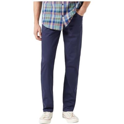 Wrangler Men's Greensboro Pants, Dark Navy, 34W / 32L Wrangler Men's Greensboro Pants, Dark Navy, 34W / 32L