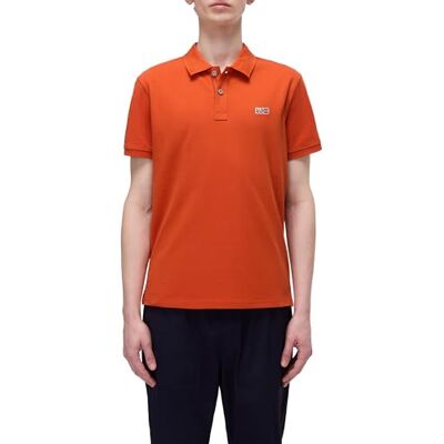 Napapijri Eruggy Kortärmad Pikétröja Orange Storlek M, Orange Burnt, M Napapijri Eruggy Kortärmad Pikétröja Orange Storlek M, Orange Burnt, M