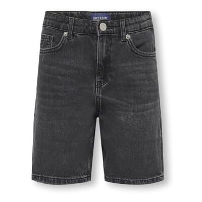 Only & Sons Osjedge Wb 2789 PIM DNM shorts Noos, Tvättad svart, 170 Only & Sons Osjedge Wb 2789 PIM DNM shorts Noos, Tvättad svart, 170