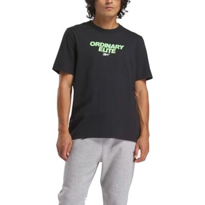 Reebok GS Basketball Ordinary Elite Tee, svart, XL Reebok GS Basketball Ordinary Elite Tee, svart, XL