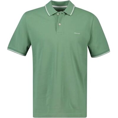 GANT TIPPING SS PIQUE POLO, Kalamata Green, L GANT TIPPING SS PIQUE POLO, Kalamata Green, L