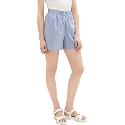 TOM TAILOR Denim Basic shorts för kvinnor, 12819 – Parisienneblå, S TOM TAILOR Denim Basic shorts för kvinnor, 12819 – Parisienneblå, S