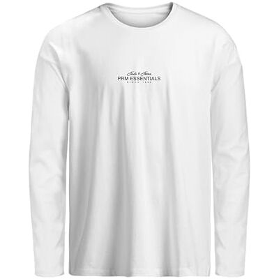 JACK & JONES Jprblacasper Ls Tee FST, Vit, S JACK & JONES Jprblacasper Ls Tee FST, Vit, S