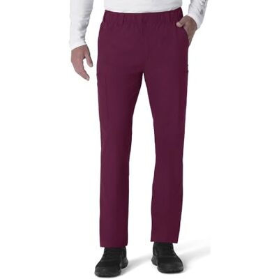 Carhartt Force raka ben för män, vin, M Carhartt Force raka ben för män, vin, M