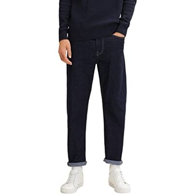 TOM TAILOR Denim Herr Jeans med lös passform 1033641, 10120 Used Dark Stone Blue Denim, 28W / 32L TOM TAILOR Denim Herr Jeans med lös passform 1033641, 10120 Used Dark Stone Blue Denim, 28W / 32L