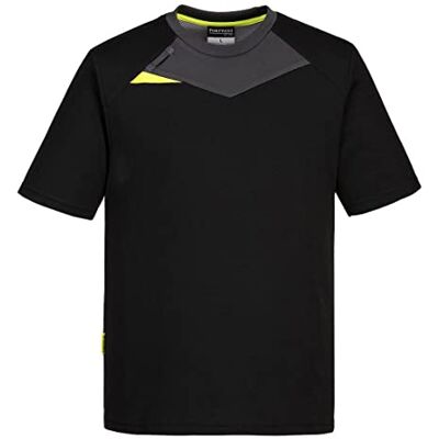 Portwest DX411-DX4 S/S-svart-stor t-shirt, L Portwest DX411-DX4 S/S-svart-stor t-shirt, L