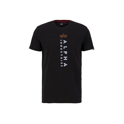 Alpha Industries R T-Shirt Med Tryck För Män Black Alpha Industries R T-Shirt Med Tryck För Män Black
