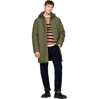Tommy Hilfiger herr TECH VADDERAD PARKA MW0MW37369, pufferrock, khaki, XXXL, Kaki (armégrön), 3XL stor Tommy Hilfiger herr TECH VADDERAD PARKA MW0MW37369, pufferrock, khaki, XXXL, Kaki (armégrön), 3XL stor