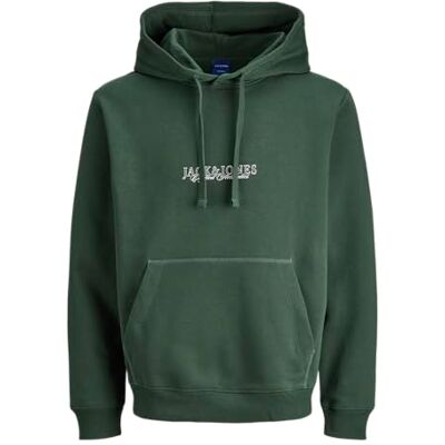 JACK & JONES Jorbleecker Minimal Sweat Hood, Sycamore, M JACK & JONES Jorbleecker Minimal Sweat Hood, Sycamore, M