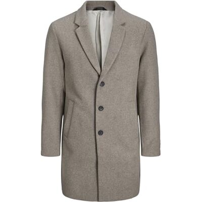 JACK & JONES Ullrock för män ullrock, Greige, XL JACK & JONES Ullrock för män ullrock, Greige, XL