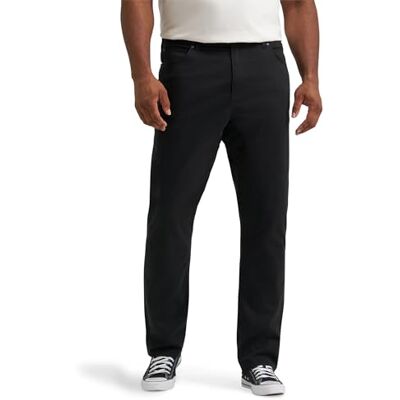 Lee jeans för män, Extreme Motion, rak och avsmalnande passform, Svart, 42W / 29L Lee jeans för män, Extreme Motion, rak och avsmalnande passform, Svart, 42W / 29L