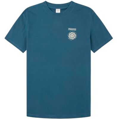 Springfield T-shirt för män, Blå, XS Springfield T-shirt för män, Blå, XS
