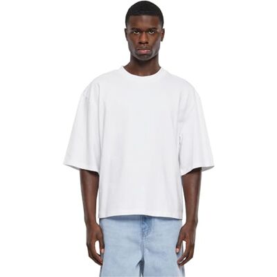 Urban Classics Herren Organic Oversized Beskuren Tee, Vit, 5XL Urban Classics Herren Organic Oversized Beskuren Tee, Vit, 5XL