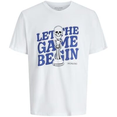 JACK & JONES Jjsully Tee Ss Crew Neck, Vit, S JACK & JONES Jjsully Tee Ss Crew Neck, Vit, S